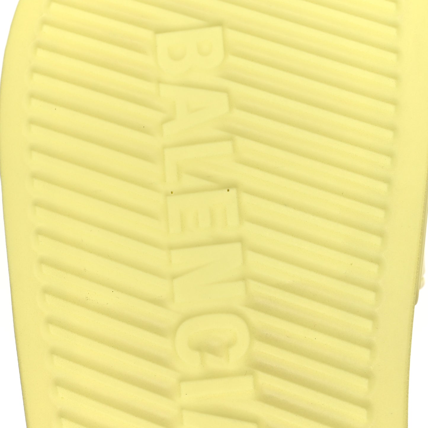Smooth Rubber Logo Bi-Color Womens Pool Slide Sandals 36 Yellow Black