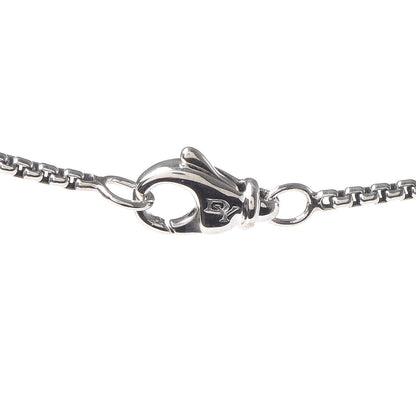 David Yurman Sterling Silver Black Onyx 14mm Infinity Pendant Necklace 4 of 6