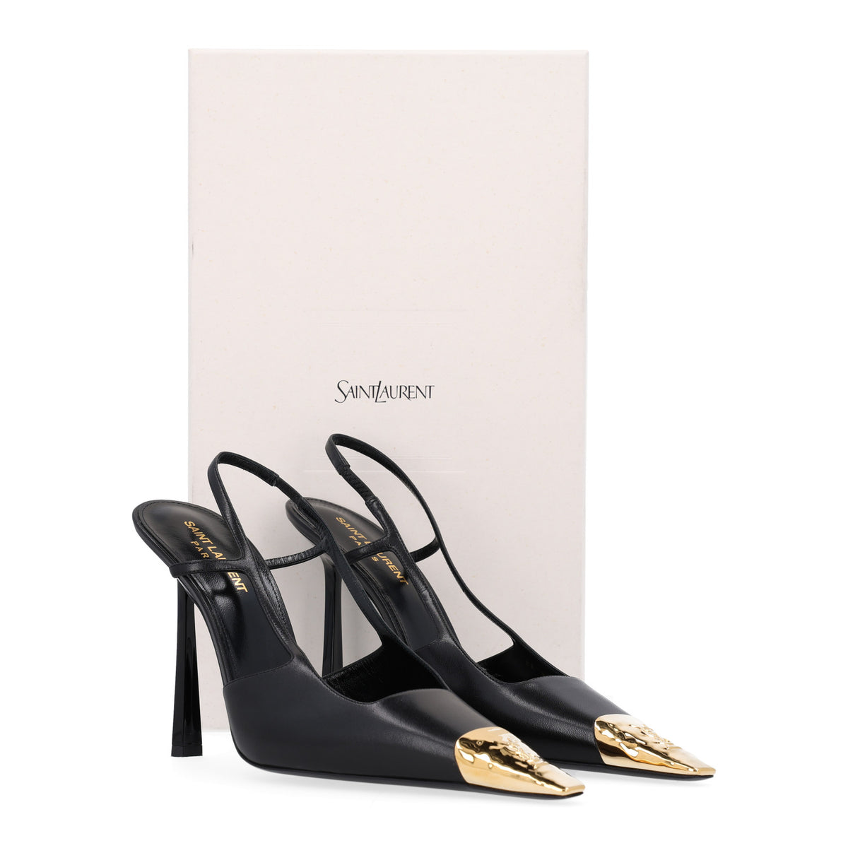 Smooth Calfskin Jeanne 110 Slingback Pumps 41 Black
