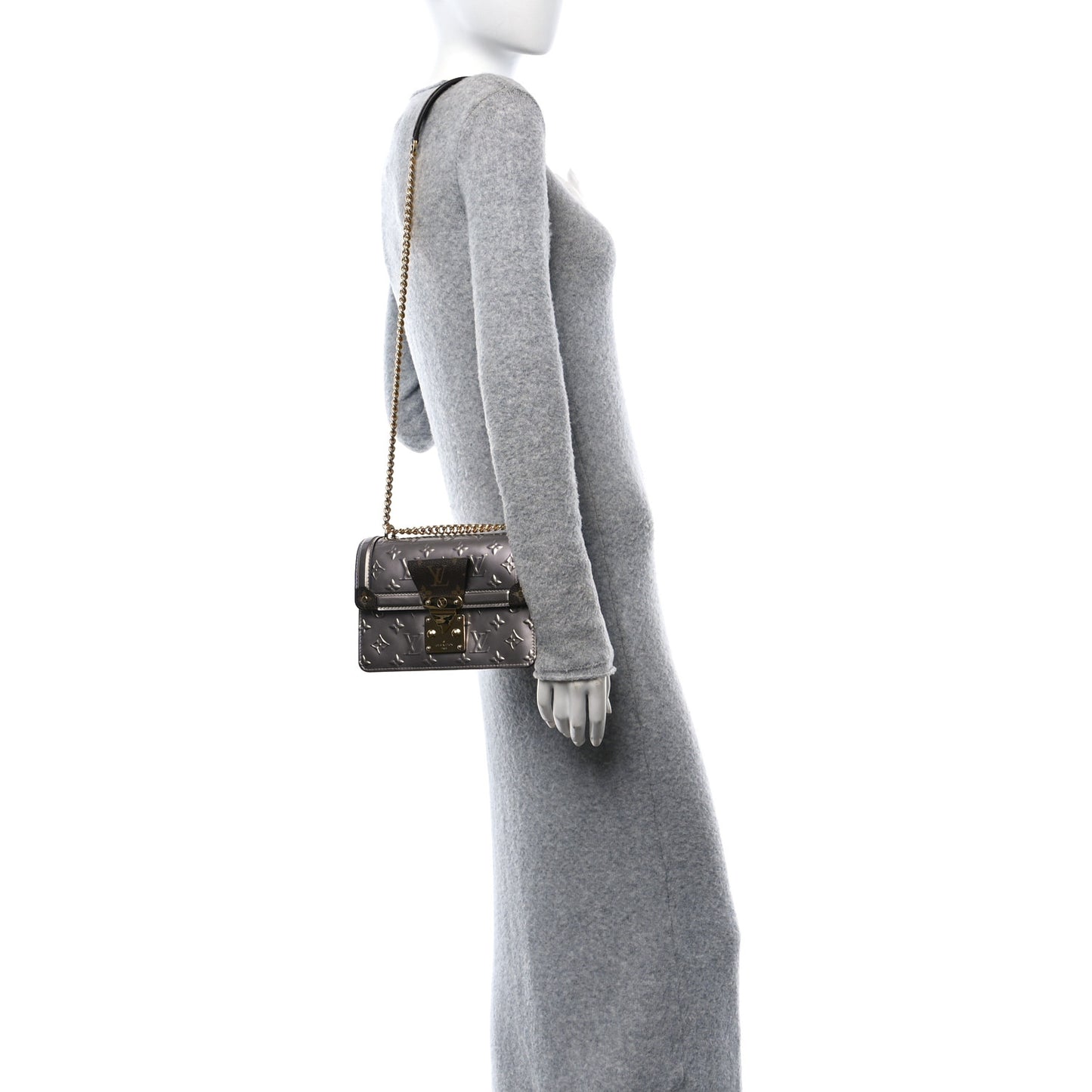 Vernis Epi Monogram Wynwood Metallic Taupe Grey