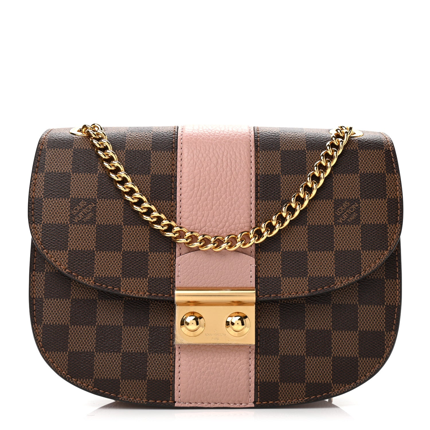 Louis Vuitton Damier Ebene Cuir Taurillon Wight Magnolia 1 of 10