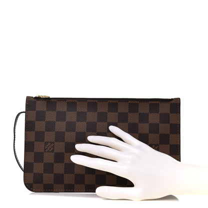 Louis Vuitton Damier Ebene Neverfull MM GM Pochette 2 of 7