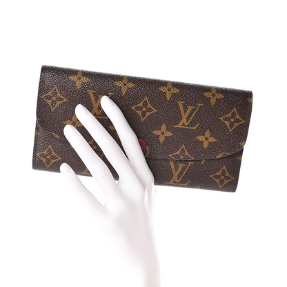 Louis Vuitton Monogram Emilie Wallet Fuchsia 2 of 6