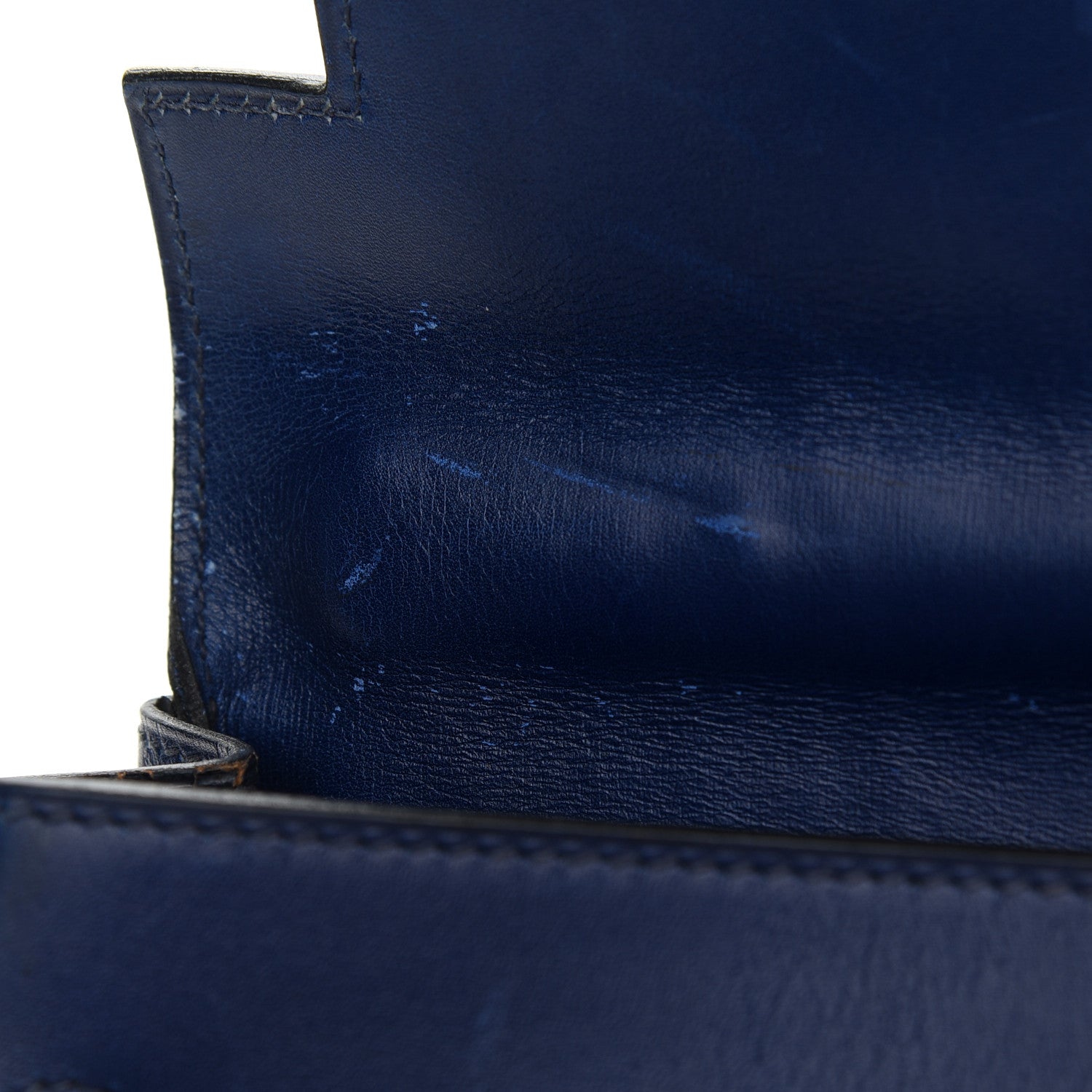 Hermes Box Kelly Retourne 32 Bleu Saphir 12 of 15