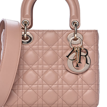 Christian Dior Lambskin Cannage Small Lady Dior Fard 11 of 12