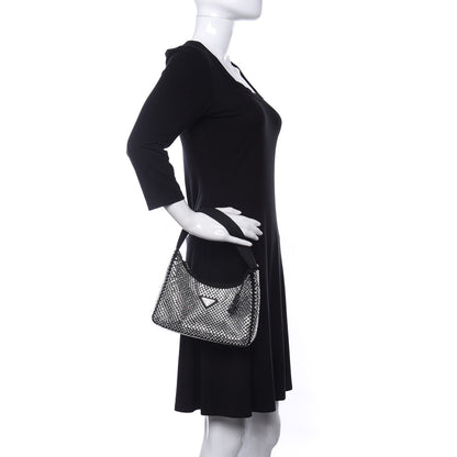 Prada Satin Crystal Mini Re-Edition 2000 Bag Cristal 2 of 12