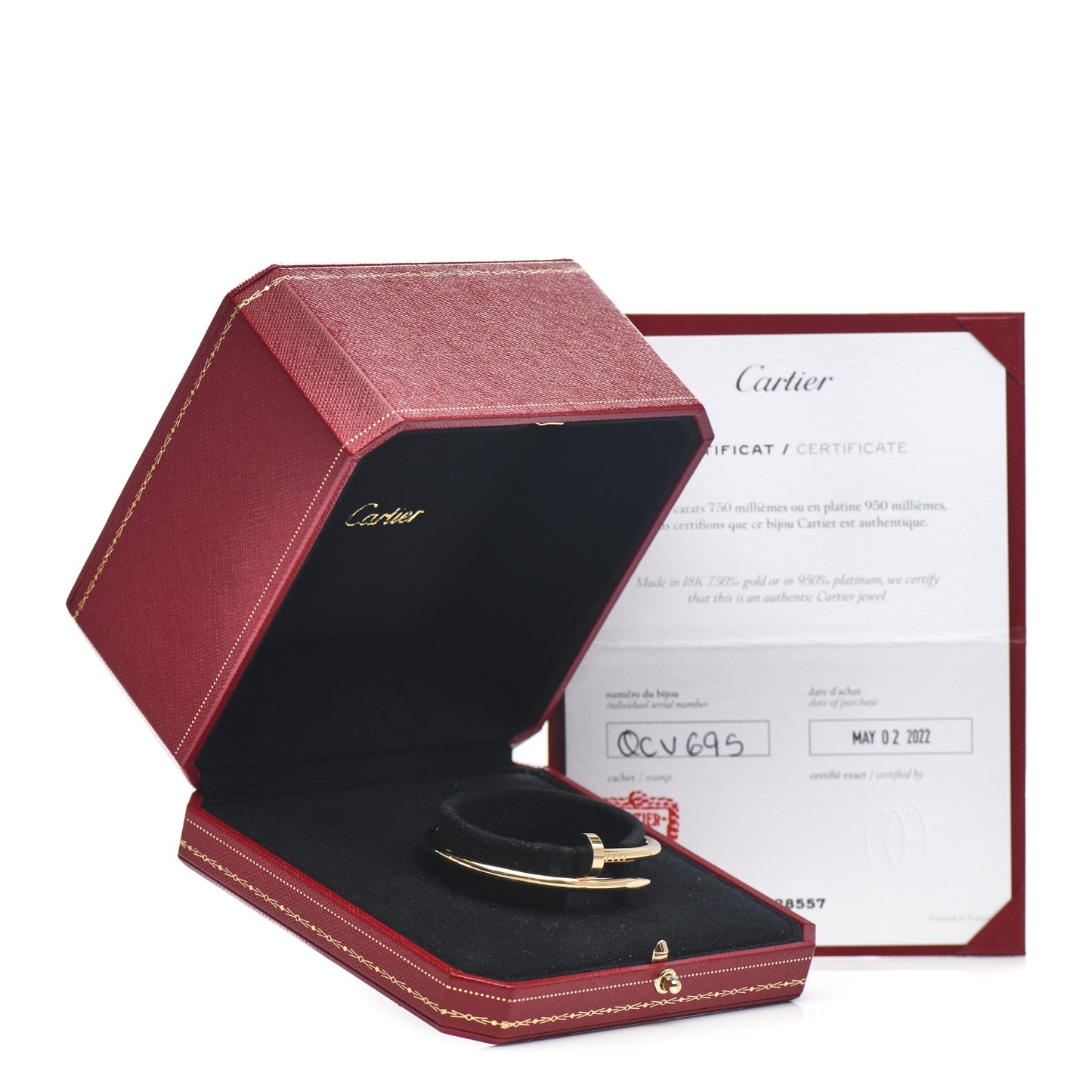 18K Yellow Gold Juste Un Clou Bracelet 16