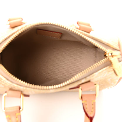 Louis Vuitton Monoglam Nano Speedy Beige 5 of 9