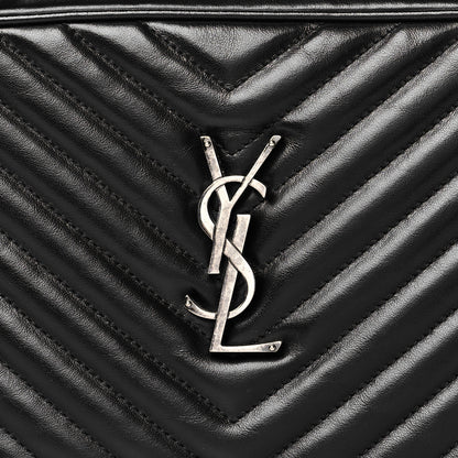 Saint Laurent Calfskin Matelasse Monogram Lou Camera Bag Black 8 of 10