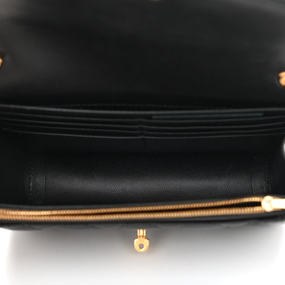Mulberry Smooth Calfskin Quilted Small Darley Shoulder Bag Black 5 of 9