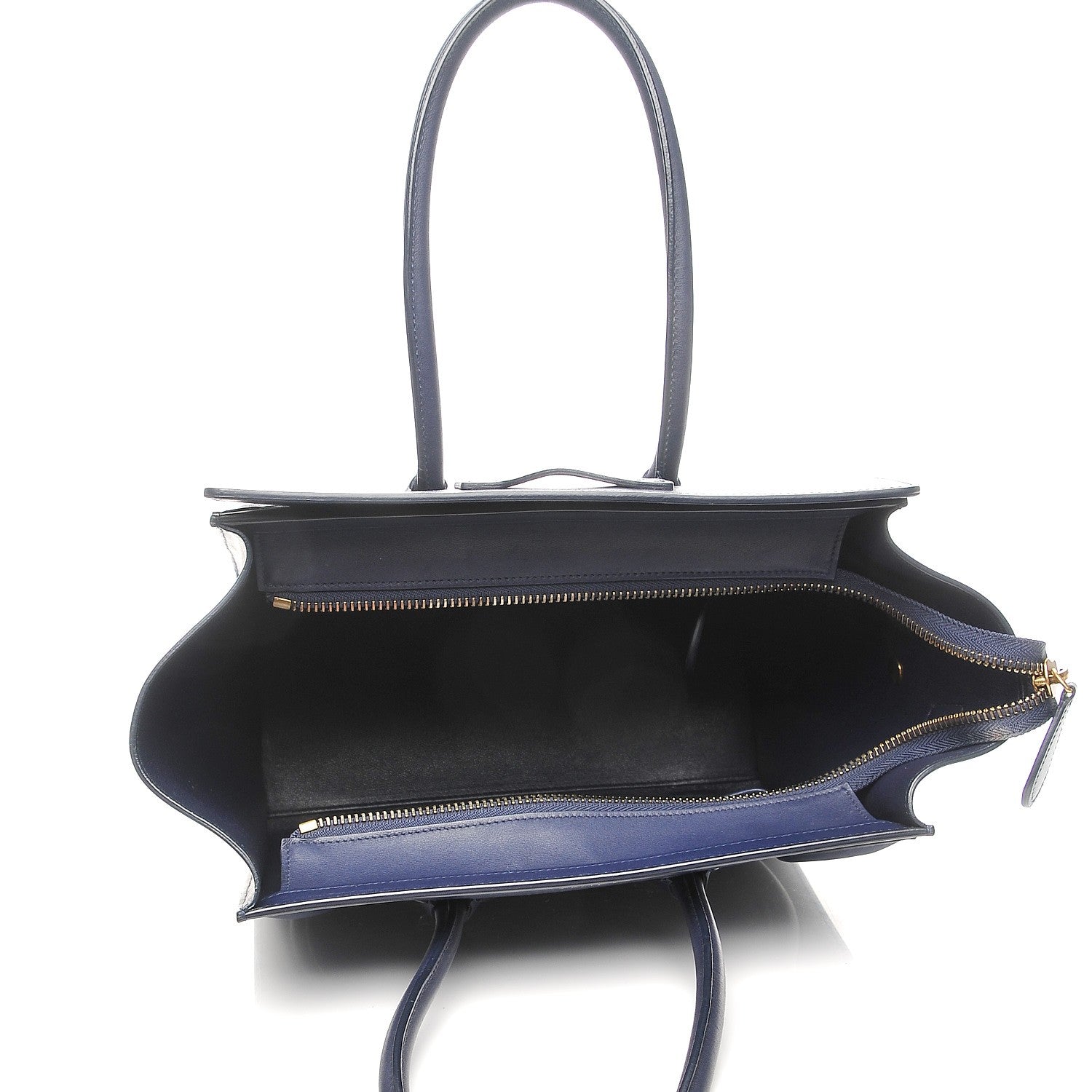 Celine Smooth Calfskin Micro Luggage Ink 5 of 7