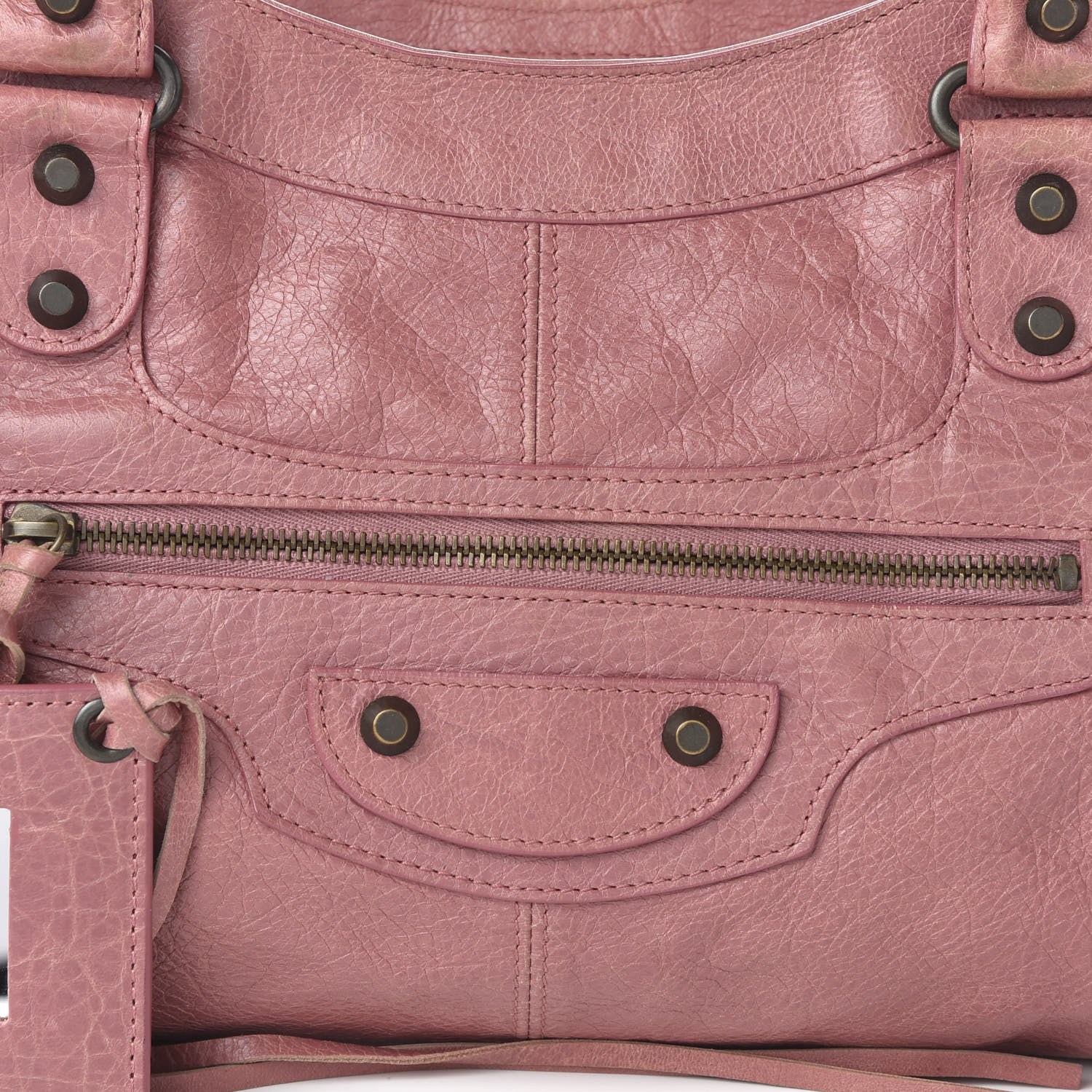 Balenciaga Agneau Classic Hardware Part Time Rose Bruyere 9 of 9