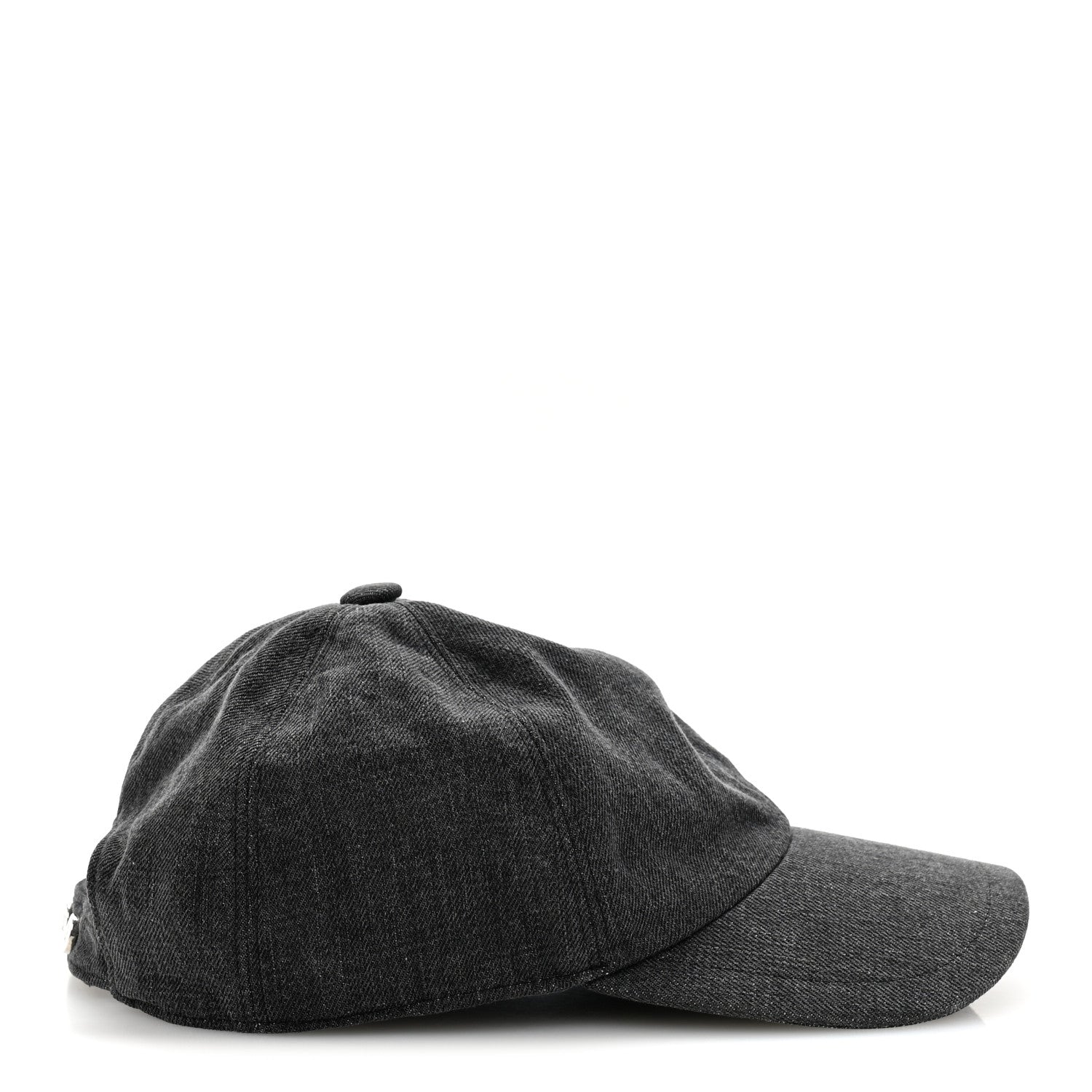 Chanel Denim Cap Hat Black 6 of 9