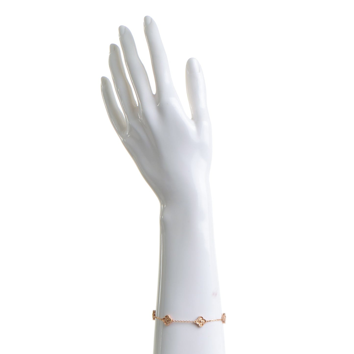 18K Rose Gold 6 Motifs Sweet Alhambra Bracelet