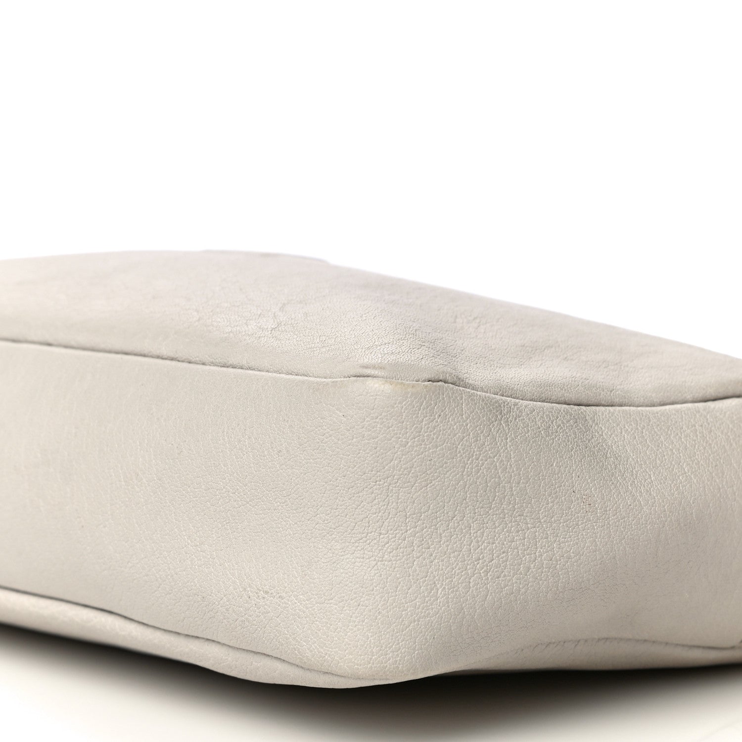 Saint Laurent Lambskin Monogram Small Lou Camera Bag White 9 of 14