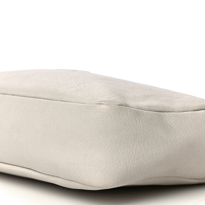 Saint Laurent Lambskin Monogram Small Lou Camera Bag White 9 of 14