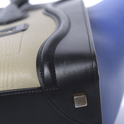 Celine Elephant Calfskin Mini Tri-Color Luggage Beige 13 of 13