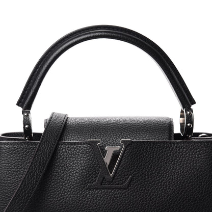 Louis Vuitton Taurillon Capucines PM Black 9 of 9