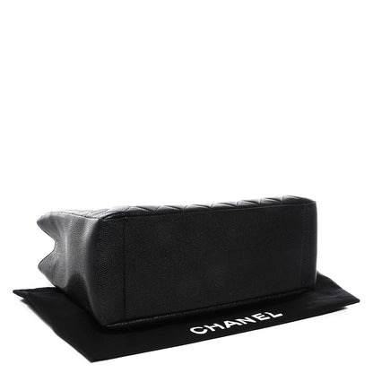 Chanel Caviar Grand Shopping Tote GST Black 4 of 7