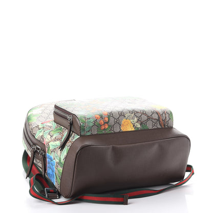 Gucci GG Supreme Monogram Tian Web Day Backpack Beige Multicolor New Acero 4 of 7
