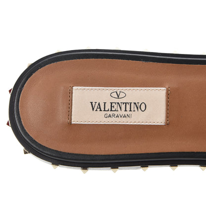 Valentino Garavani Nappa Soul Rockstud Flat Slide Sandals 40 Black 7 of 10