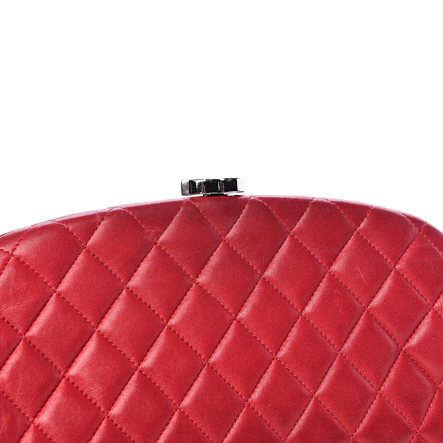 Chanel Lambskin Quilted Timeless Clutch Red 12 of 12