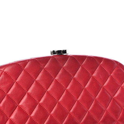 Chanel Lambskin Quilted Timeless Clutch Red 12 of 12