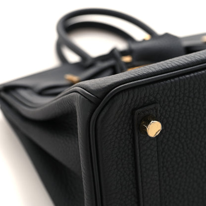 Hermes Togo Birkin 25 Black 9 of 12