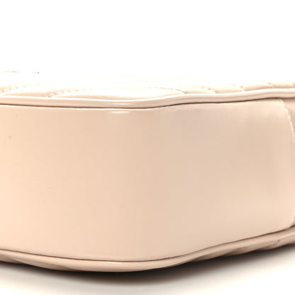 Saint Laurent Calfskin Matelasse Monogram Lou Camera Bag Marble Pink 9 of 10