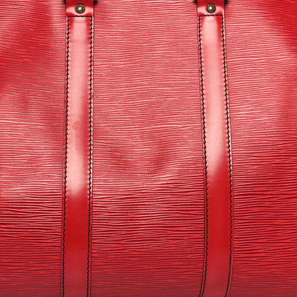 Louis Vuitton Epi Keepall 45 Castillan Red 7 of 13
