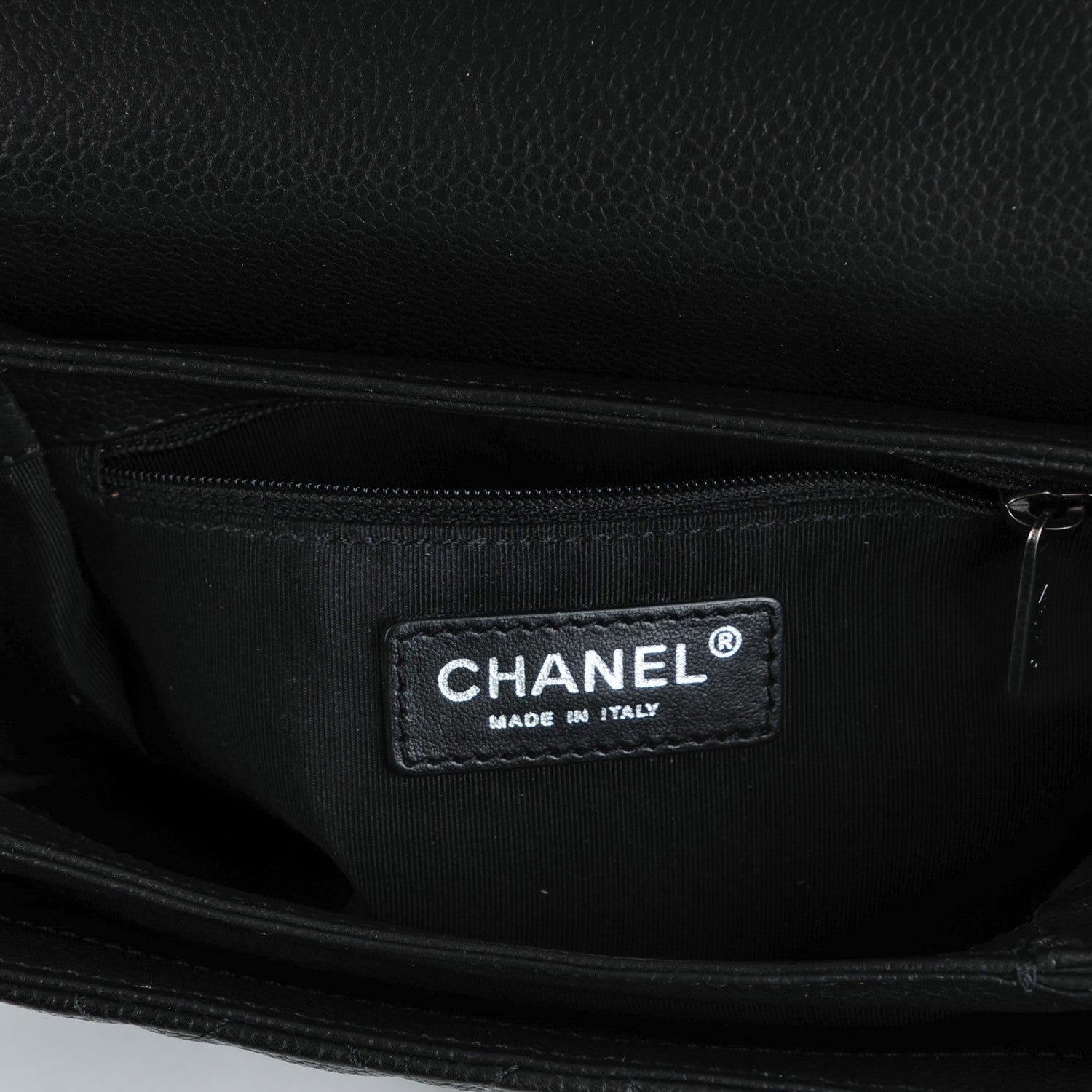 Chanel Caviar Quilted Small Rock In Rome Flap Black 7 of 8