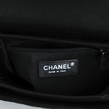 Chanel Caviar Quilted Small Rock In Rome Flap Black 7 of 8
