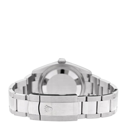 Rolex Stainless Steel 18K White Gold 36mm Oyster Perpetual Datejust Watch Mint Green 126234 3 of 5