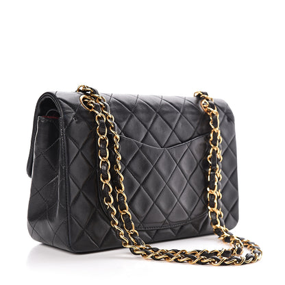 Chanel Lambskin Quilted Small Double Flap Black 3 of 11