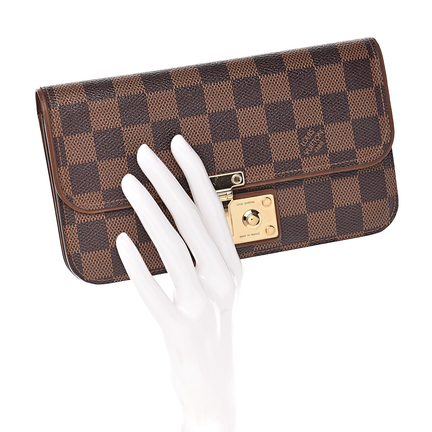 Damier Ebene Ascot Wallet