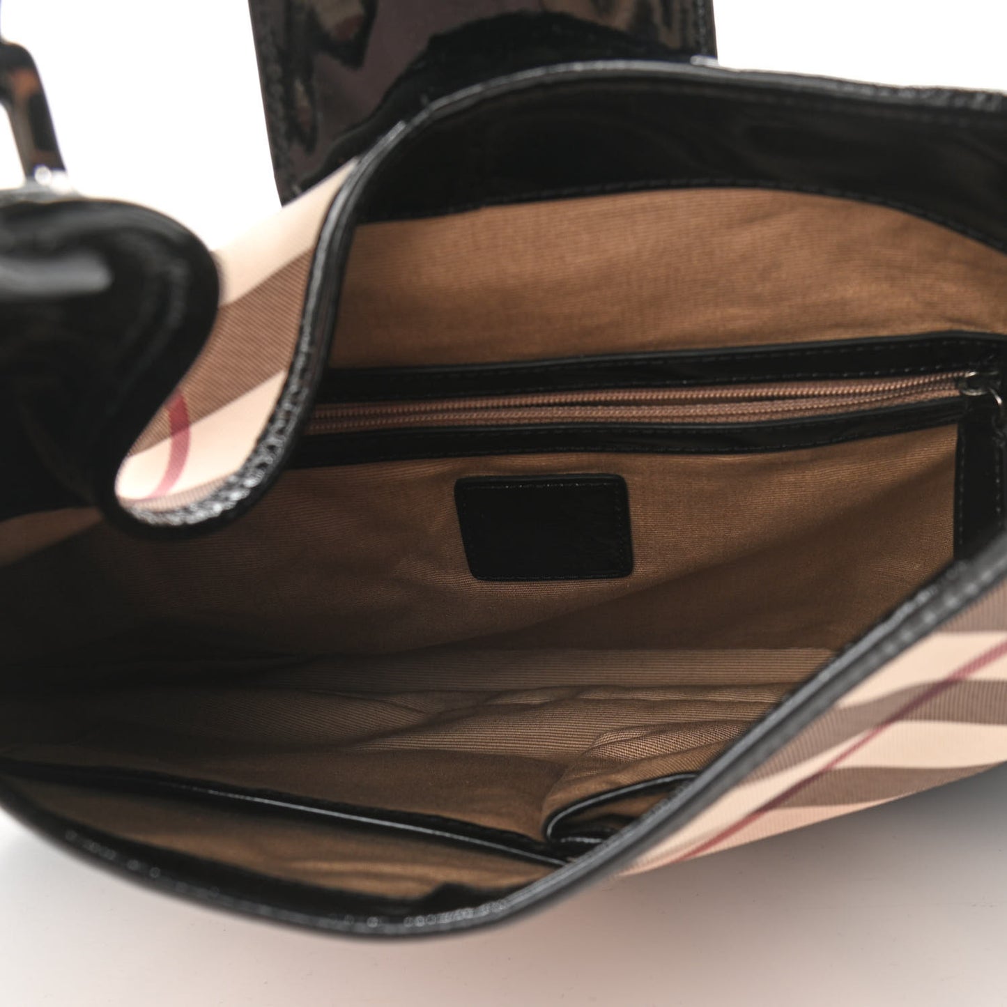 Patent Nova Check Brook Hobo Black