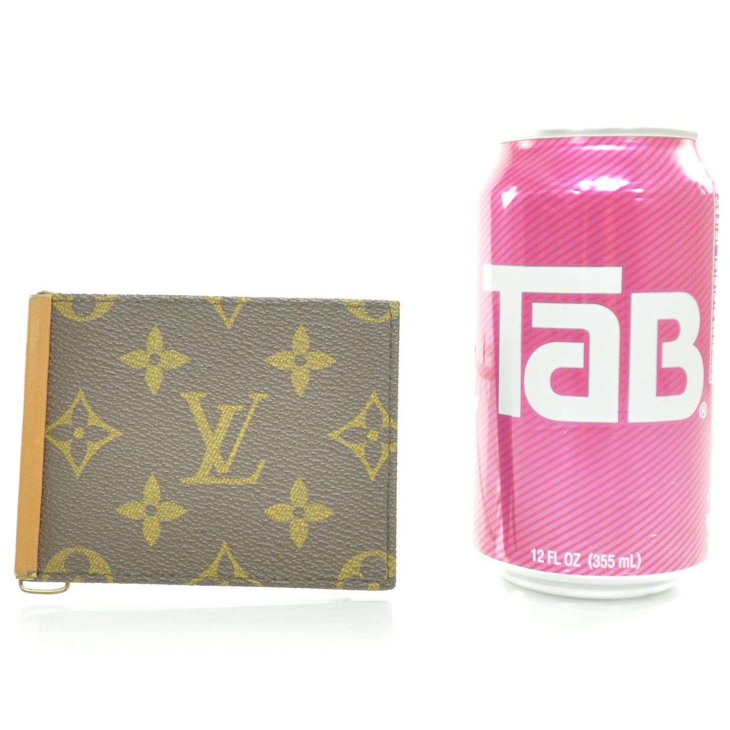 Monogram Mens Billfold Money Clip Wallet
