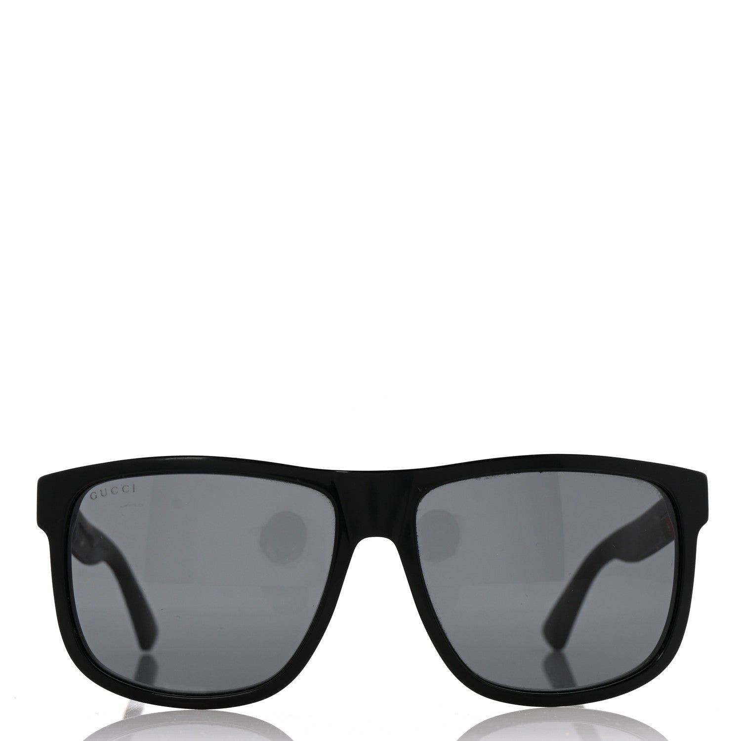 Gucci Web Square Frame GG0010S Sunglasses Black 2 of 7