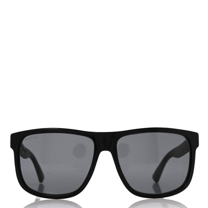 Gucci Web Square Frame GG0010S Sunglasses Black 2 of 7