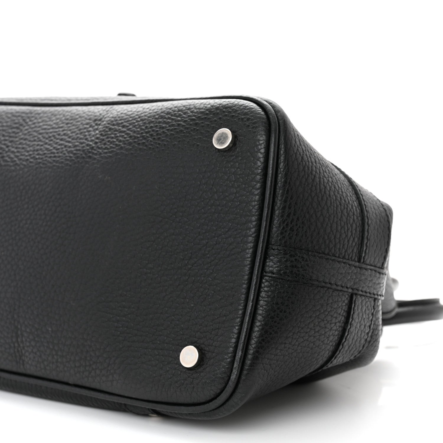 Burberry Calfskin Studded Buckle Tote Black 10 of 10