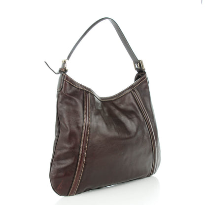 Gucci Calfskin Medium Britt Hobo Dark Brown 3 of 7