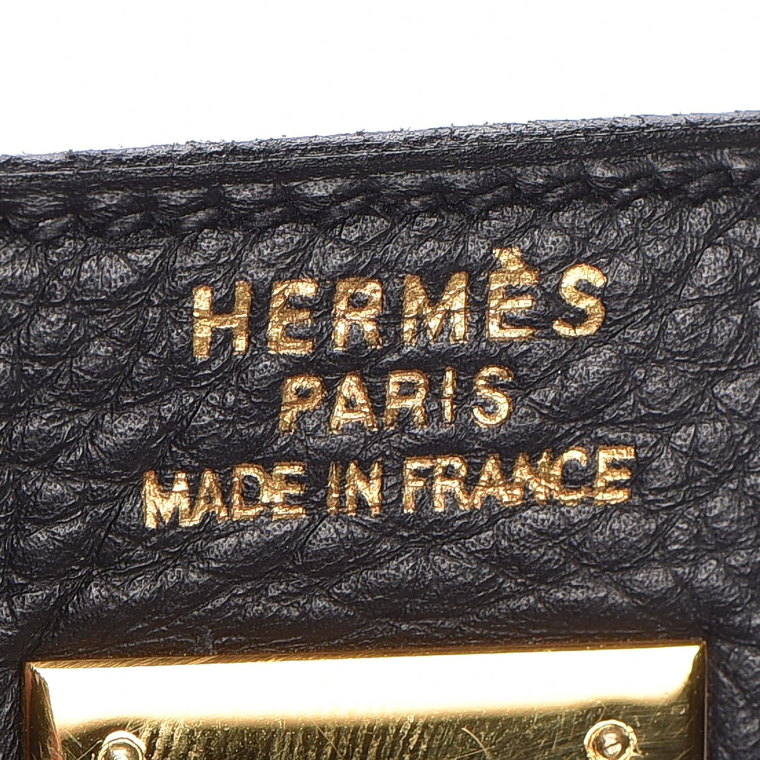 Hermes Taurillon Clemence Kelly 40 Black 17 of 35