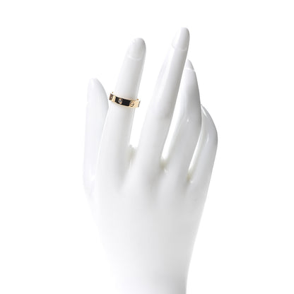 Cartier 18K Yellow Gold Diamond 4mm LOVE Wedding Band Ring 49 4.75 2 of 4