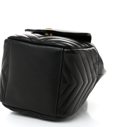 Saint Laurent Lambskin Matelasse Monogram Joe Nano Bucket Bag Black 10 of 11