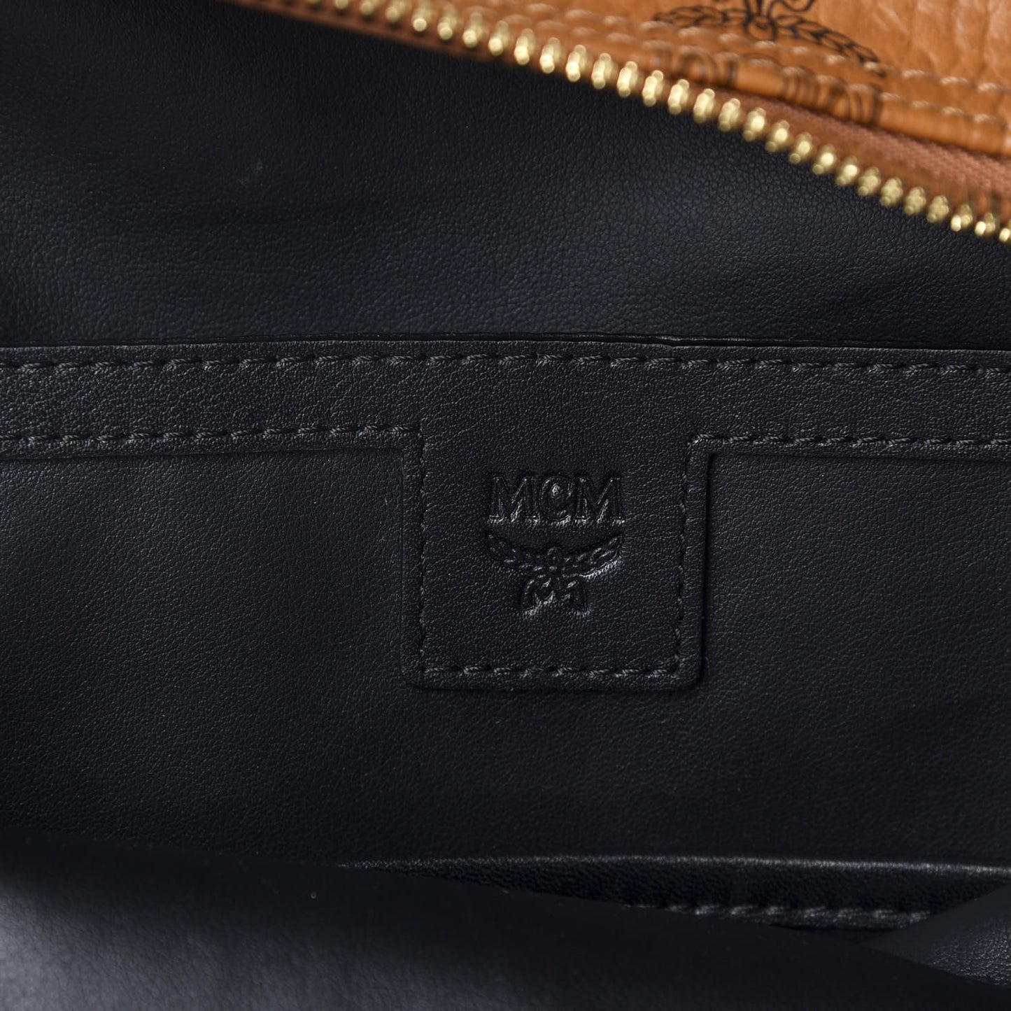 Visetos Studded Small Dual Stark Backpack Cognac