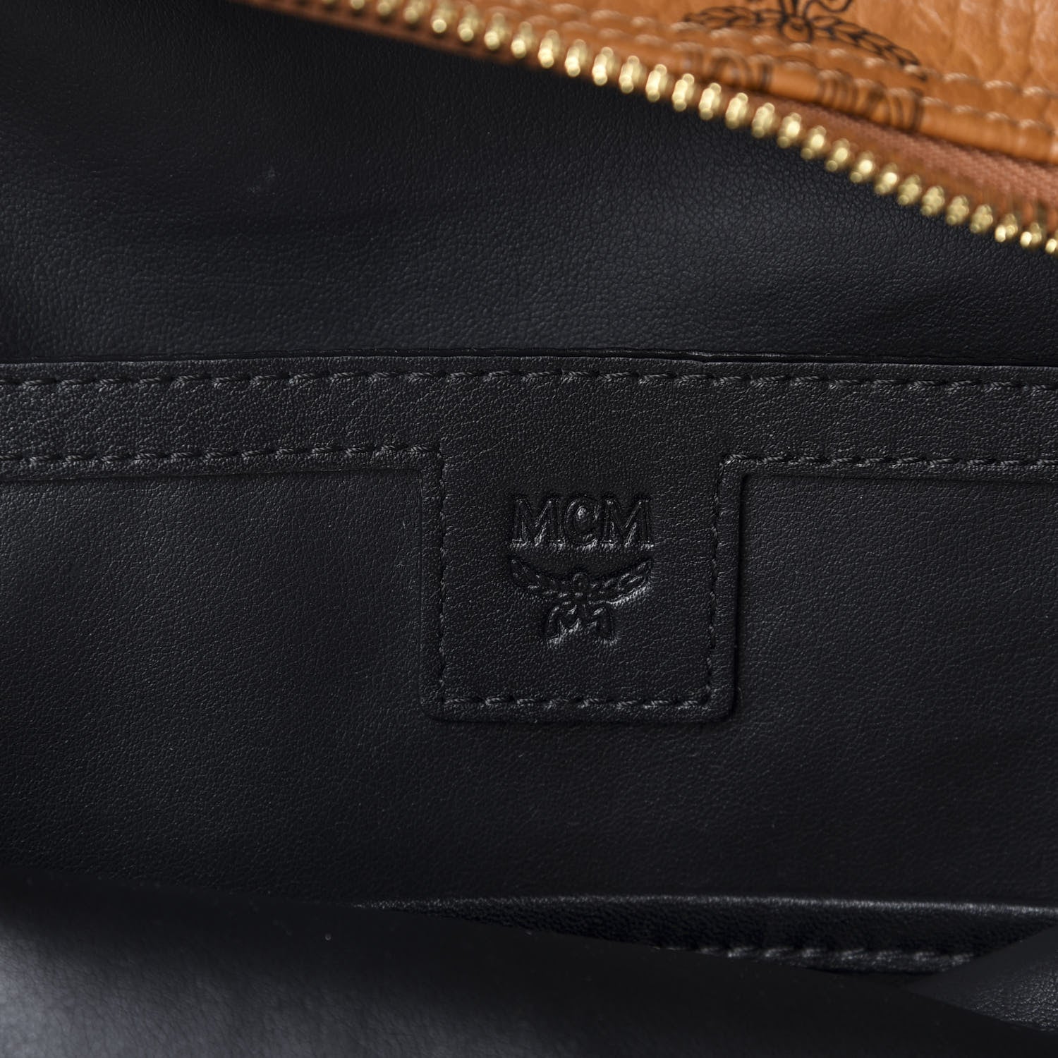 MCM Visetos Studded Small Dual Stark Backpack Cognac 7 of 10