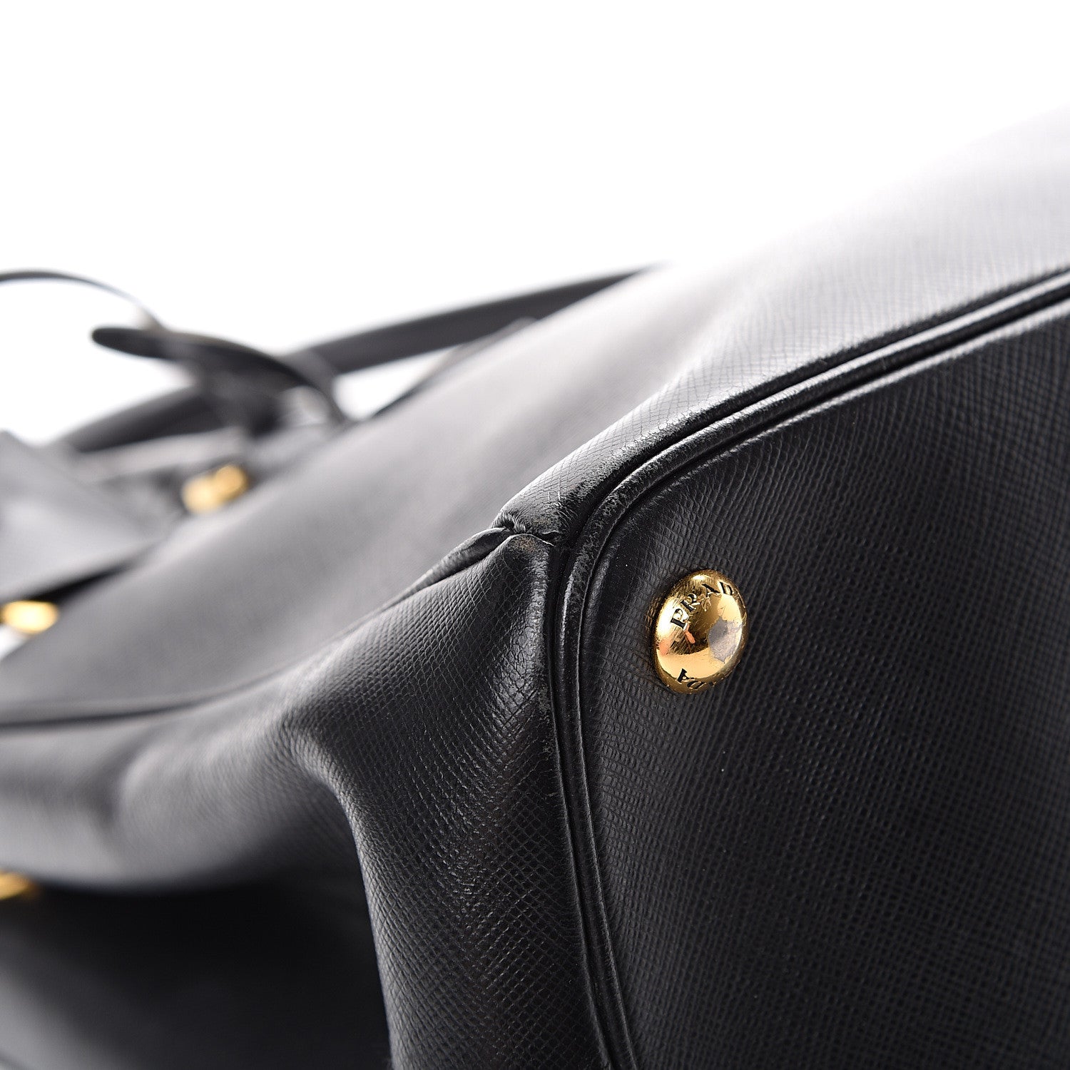 Prada Saffiano Small Galleria Double Zip Tote Black 16 of 29