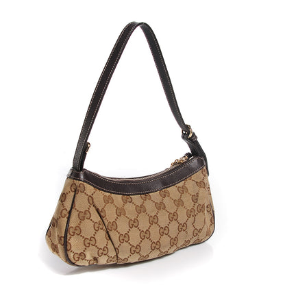 Gucci Monogram Heart Shaped Interlocking G Cosmetic Case Brown 3 of 7