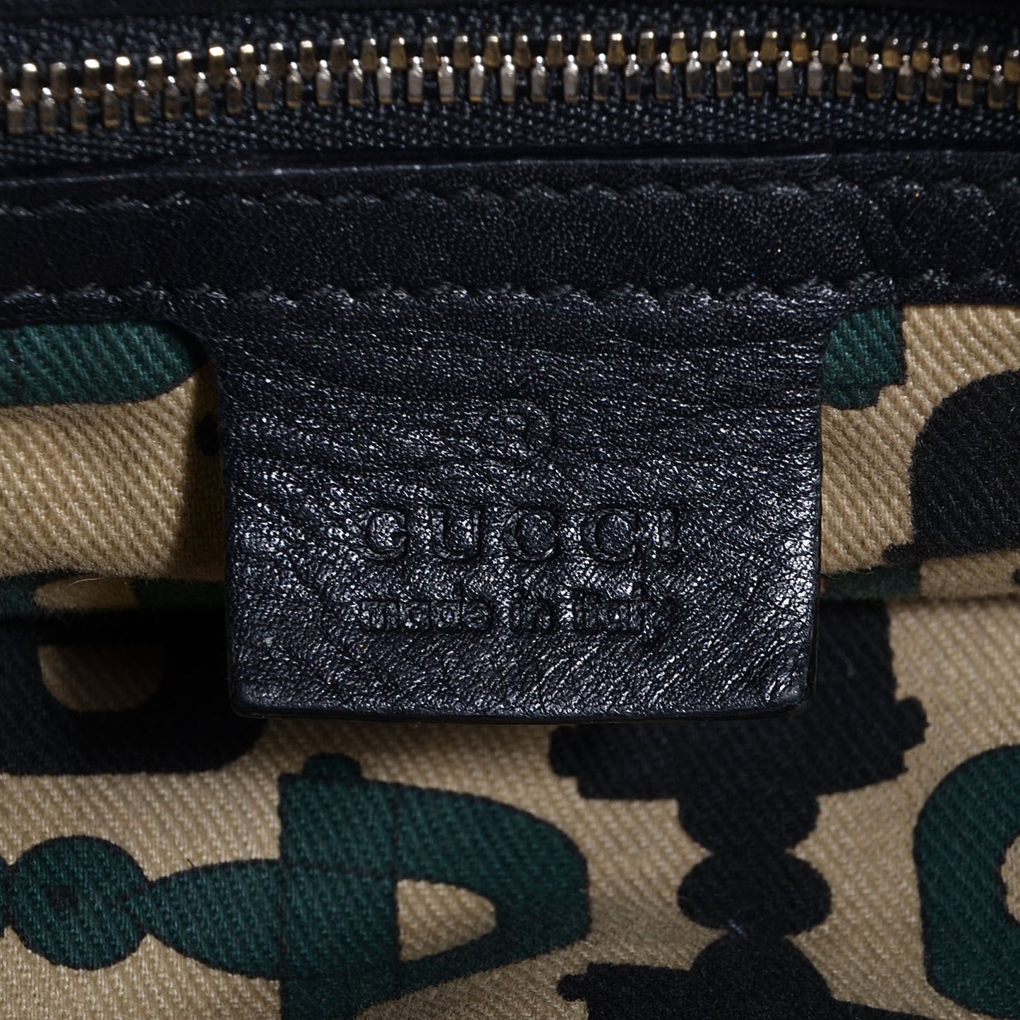 Guccissima Biba Hobo Black