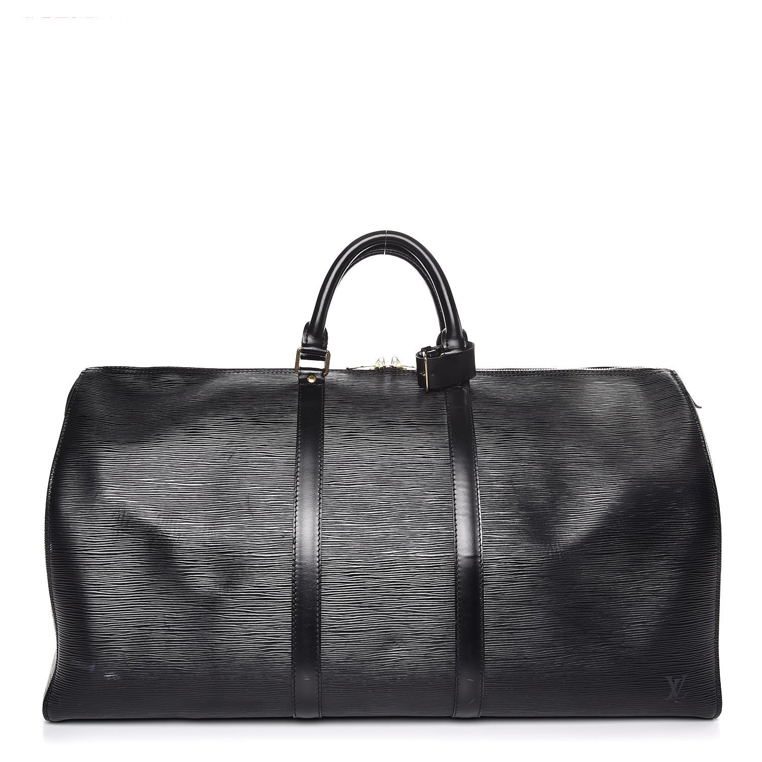 Louis Vuitton Epi Keepall 55 Black 1 of 15